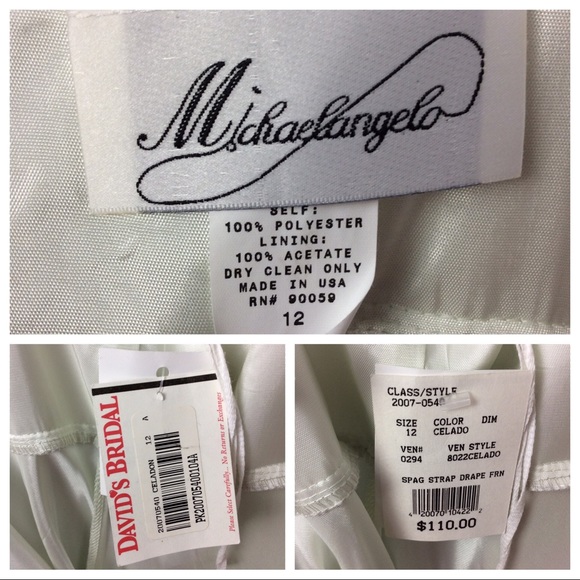 Michaelangelo Draped Maxi Dress, Size 12 - Picture 10 of 10